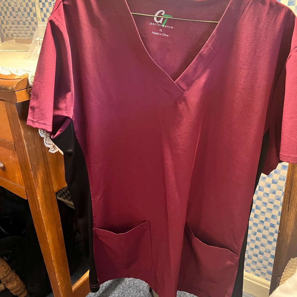 NEW Women's Burgundy V-Neck Top